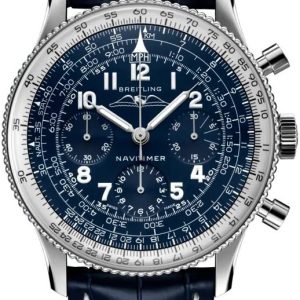 Breitling Herrklocka LB0910211C1P1 Navitimer 1959 Edition Blå/Läder