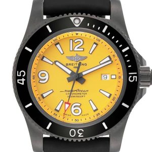 Breitling Herrklocka M17368D71I1S1 Superocean Ii 46 Gul/Gummi Ø46 mm