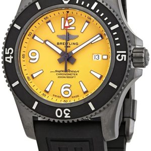 Breitling Herrklocka M17368D71I1S2 Superocean Ii 46 Gul/Gummi Ø46 mm