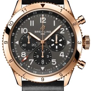 Breitling Herrklocka RB04451A1B1X1 Super AVI B04 Chronograph GMT 46