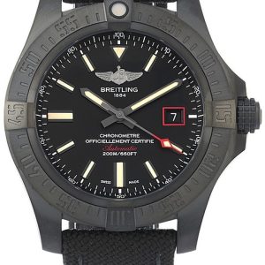 Breitling Herrklocka V17311101B1W1 Avenger Blackbird 44 Svart/Läder