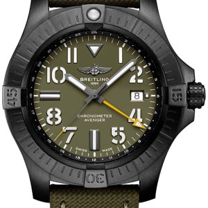 Breitling Herrklocka V323952A1L1X2 Avenger Automatic Gmt 45