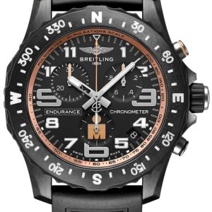 Breitling Herrklocka X823101B1B1S1 Professional Endurance Svart/Gummi