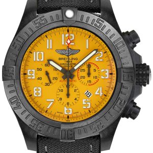 Breitling Herrklocka XB0170E41I1W1 Avenger Hurricane Gul/Gummi Ø50 mm