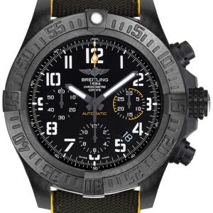 Breitling Herrklocka XB0180E41B1S1 Avenger Hurricane Svart/Gummi Ø45