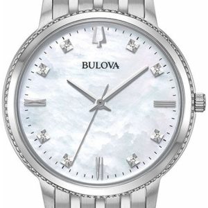 Bulova 99999 Damklocka 96P207 Blå/Stål Ø32 mm