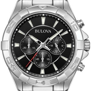 Bulova Classic Herrklocka 96A216 Svart/Stål Ø44 mm