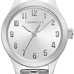 Bulova Damklocka 43L209 Caravelle Silverfärgad/Stål Ø24 mm