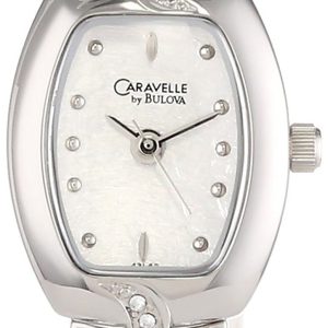 Bulova Damklocka 43L62 Caravelle Vit/Stål