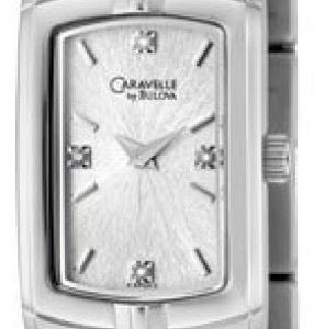 Bulova Damklocka 43P002 Caravelle Silverfärgad/Stål