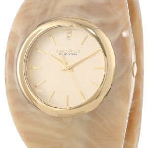 Bulova Damklocka 44L135 Caravelle Champagnefärgad/Resinplast Ø36.7