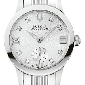 Bulova Damklocka 63P01 Accutron Silverfärgad/Stål Ø34 mm