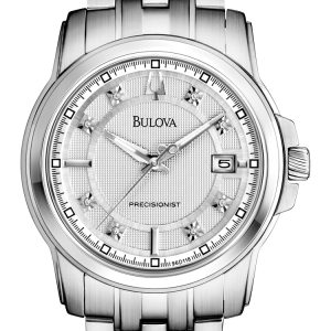 Bulova Damklocka 96D118 Langford Vit/Stål Ø42 mm