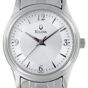 Bulova Damklocka 96L005 Dress Silverfärgad/Stål Ø30 mm