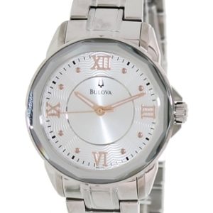 Bulova Damklocka 96L172 Dress Silverfärgad/Stål Ø32 mm