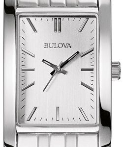 Bulova Damklocka 96L201 Silverfärgad/Stål