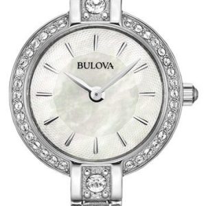 Bulova Damklocka 96L209 Silverfärgad/Stål Ø21 mm