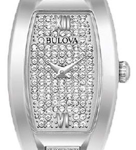 Bulova Damklocka 96L235 Kristallinfattad/Stål