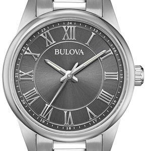 Bulova Damklocka 96L272 Classic Grå/Stål Ø32 mm