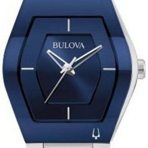 Bulova Damklocka 96L293 Futuro Blå/Stål