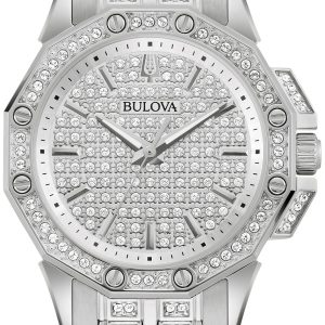 Bulova Damklocka 96L305 Octava Silverfärgad/Stål Ø34 mm