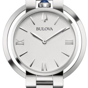 Bulova Damklocka 96L306 Classic Vit/Stål Ø40 mm