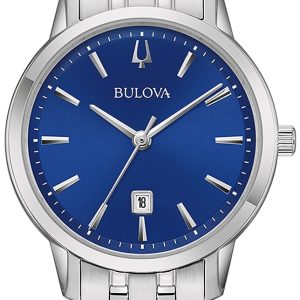 Bulova Damklocka 96M166 Classic Blå/Stål Ø31 mm