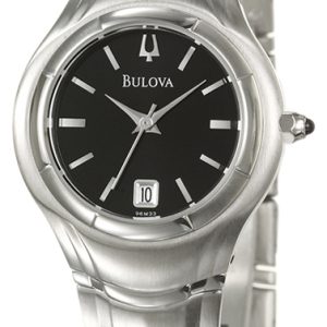 Bulova Damklocka 96M33 Dress Svart/Stål Ø27 mm