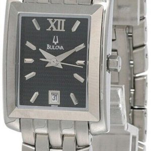 Bulova Damklocka 96M41 Svart/Stål