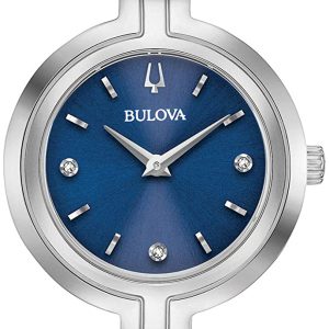 Bulova Damklocka 96P212 Rhapsody Blå/Läder Ø30 mm