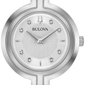 Bulova Damklocka 96P214 Classic Silverfärgad/Stål Ø30 mm