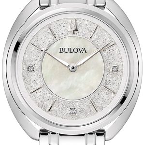 Bulova Damklocka 96P240 Classic Silverfärgad/Stål Ø35 mm