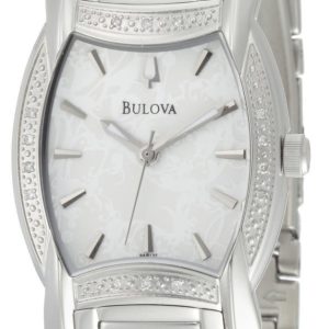 Bulova Damklocka 96R135 Diamond Silverfärgad/Stål