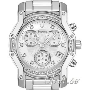 Bulova Damklocka 96R138 Diamond Silverfärgad/Stål