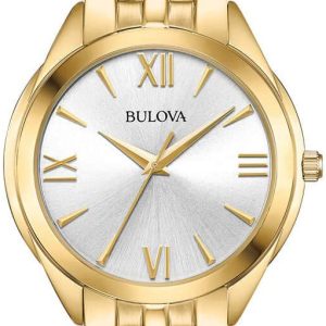 Bulova Damklocka 97L160 Silverfärgad/Gulguldtonat stål Ø32 mm