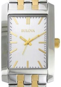 Bulova Damklocka 98A137 Classic Silverfärgad/Gulguldtonat stål