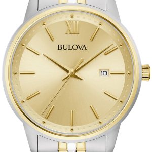 Bulova Damklocka 98B373 Classic Gulguldstonad/Gulguldtonat stål Ø32