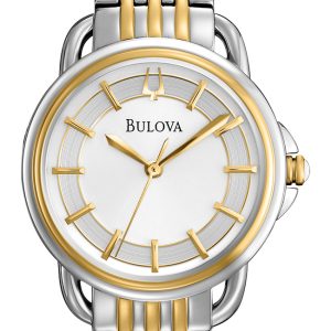 Bulova Damklocka 98L165 Dress Silverfärgad/Gulguldtonat stål Ø30.7