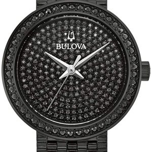 Bulova Damklocka 98L279 Phantom Svart/Stål Ø28 mm