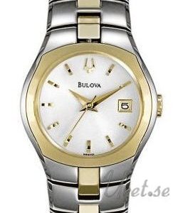 Bulova Damklocka 98M101 Bracelet Dam Vit/Stål Ø26 mm