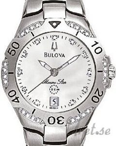 Bulova Damklocka 98R002 Marine Star Dam Vit/Stål Ø29 mm