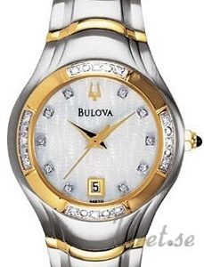 Bulova Damklocka 98R70 Diamonds Dam Silverfärgad/Stål Ø27 mm