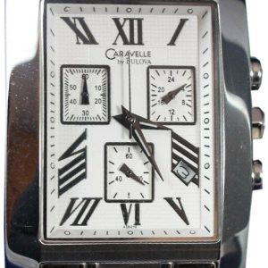 Bulova Herrklocka 43B010 Caravelle Vit/Stål