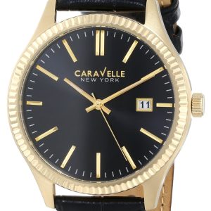 Bulova Herrklocka 44B106 Caravelle Svart/Läder Ø41 mm