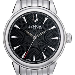 Bulova Herrklocka 63B147 Accutron Svart/Stål Ø42 mm