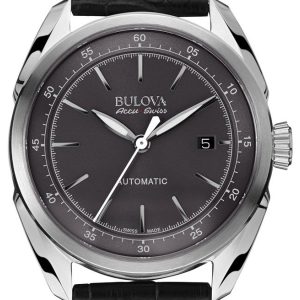 Bulova Herrklocka 63B188 Grå/Läder Ø42.5 mm