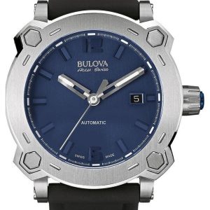 Bulova Herrklocka 63B190 Dress Blå/Gummi Ø42.5 mm