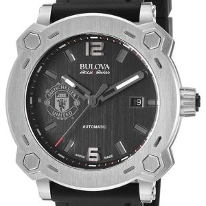 Bulova Herrklocka 63B199 Dress Svart/Gummi Ø42 mm