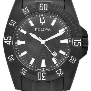 Bulova Herrklocka 65B114 Svart/Stål Ø43.5 mm