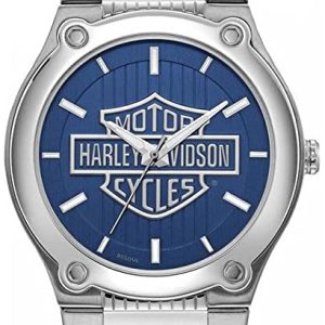 Bulova Herrklocka 76A159 Harley-Davidson Blå/Stål Ø43 mm